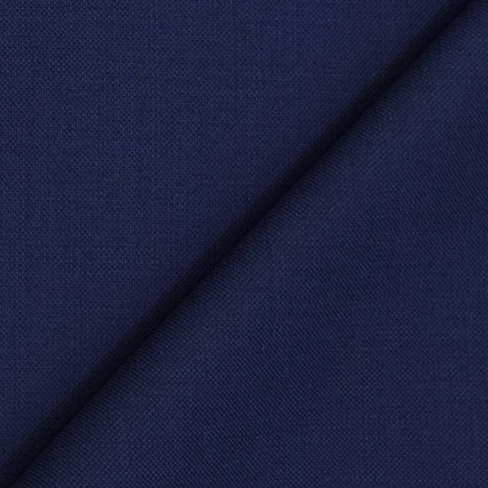 Suit Fabric Raymond Super 70s Marino Wool Plain Color Berry Blue